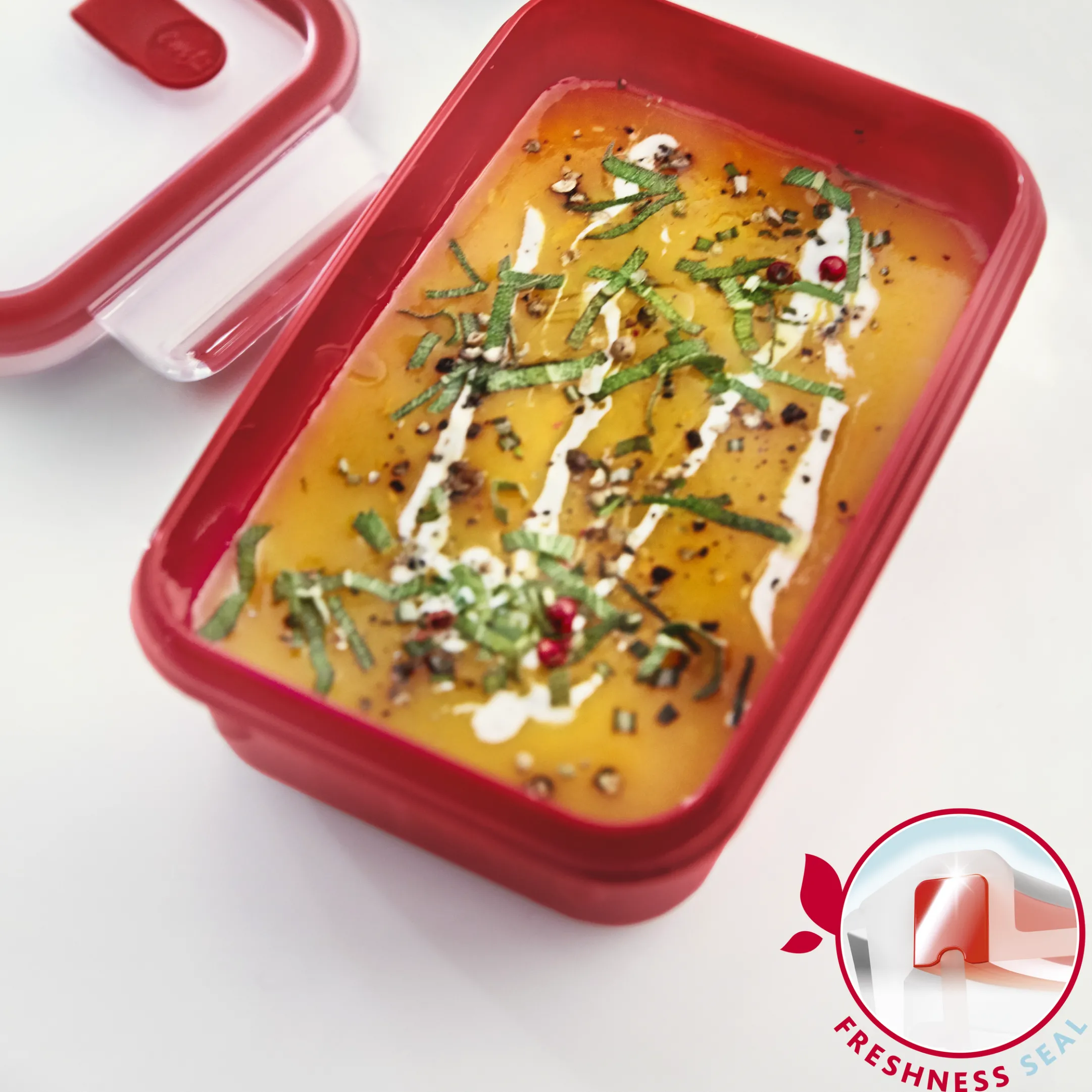 Clip Micro Boite Ronde 2,6L Rouge