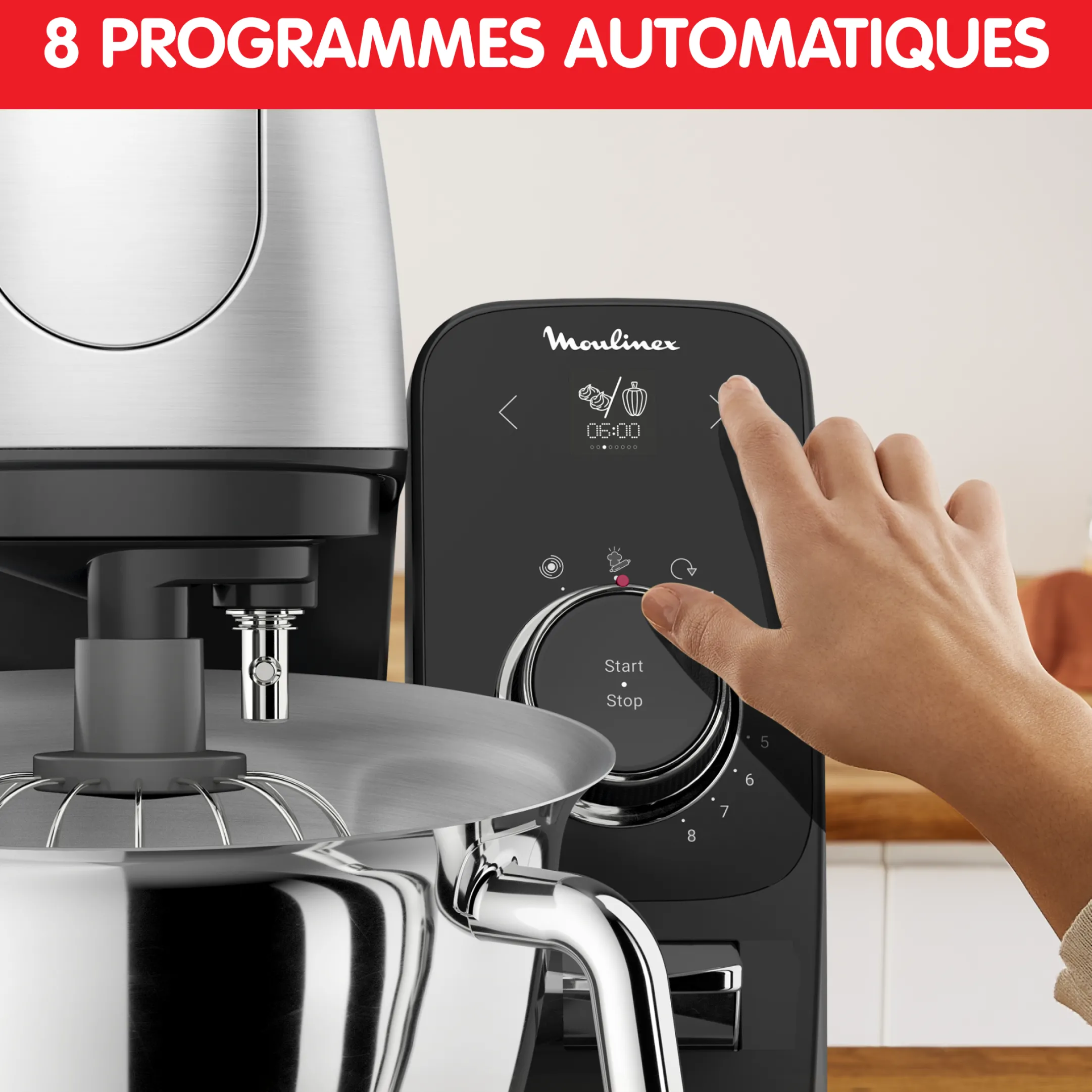 Coach, Robot Patissier, 8 Programmes, Coaching Sur L'App Gratuite, Pinceau + Maryse