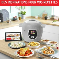 Cookeo+ 80 Recettes Gris