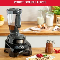 Double Force 1000 W Noir + 8 Accessoires