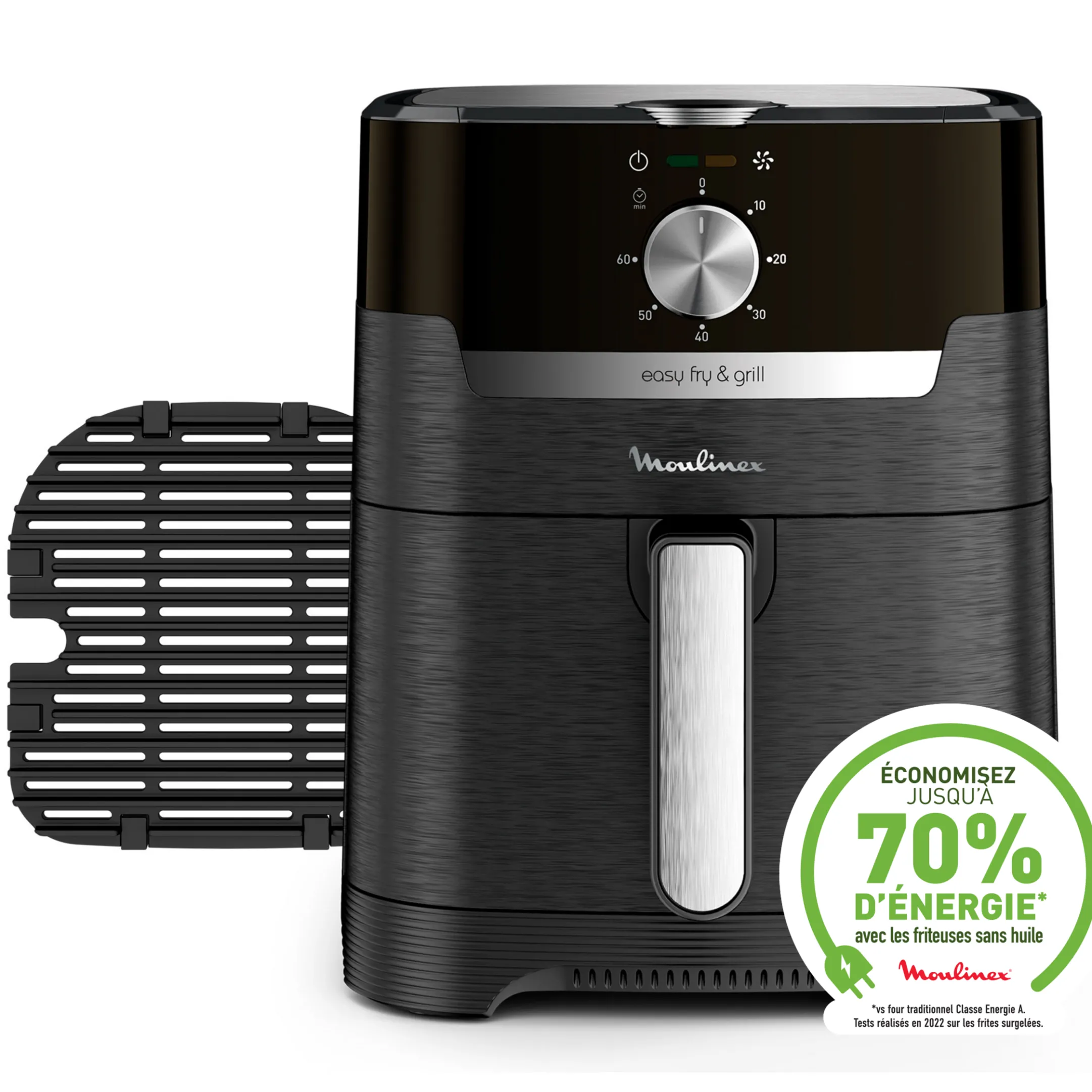 Easy Fry & Grill, Friteuse Sans Huile 4,2L (6 Pers.), Air Fryer, Grill