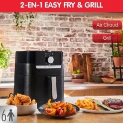 Easy Fry & Grill, Friteuse Sans Huile 4,2L (6 Pers.), Air Fryer, Grill