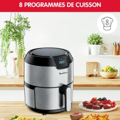 Easy Fry Deluxe, Friteuse A Air, 8 Programmes