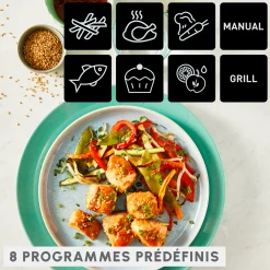 Friteuse A Air Dual Easy Fry & Grill 8,3 L En Acier Inoxydable