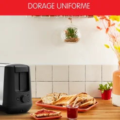 Grille Pain Subito Inox, 1 Longue Fente Longue 25 Cm, 7 Niveaux De Dorage