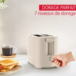 Grille-Pain 2 Fentes Morning Gris Chaud