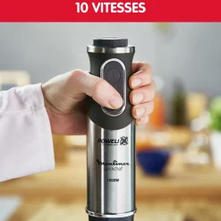 Quickchef 4 En 1 Noir /Inox 1000W + 3 Accessoires