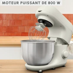 Robot Patissier Bake Essential, Bol De 4.8 L, Kit De Patisserie, 800 W